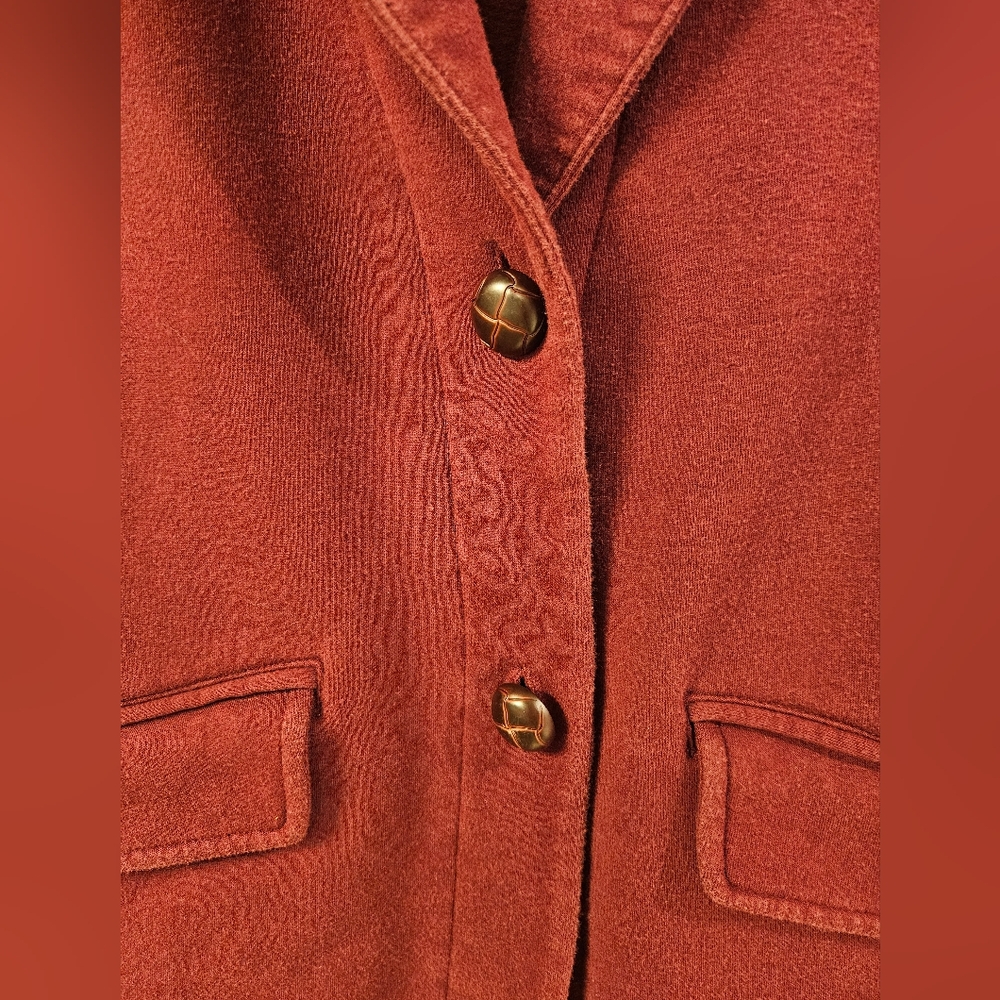 Ralph Lauren Blue Label Burgundy Blazer with Crest Patch - Picture 8 of 13